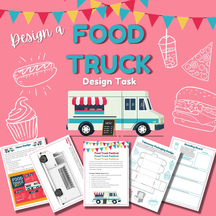 Design a Food Truck | Food Technology Design Task | Stage 4–5 Food Tech | Branding, Menu & Packaging Project
