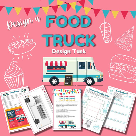 Design a Food Truck | Food Technology Design Task | Stage 4–5 Food Tech | Branding, Menu & Packaging Project