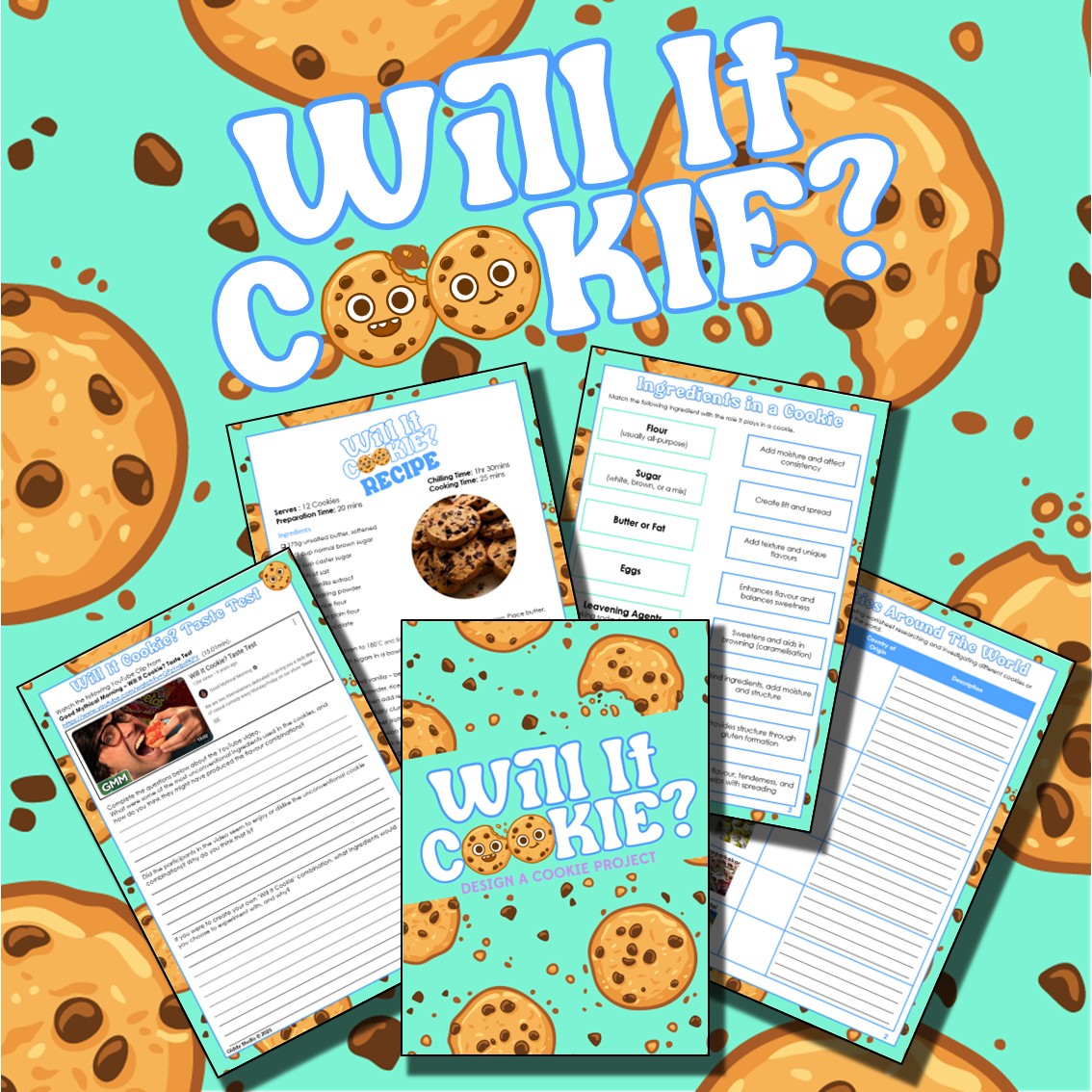 Will It Cookie? | Food Technology Cookie Design Project | Stage 4–5 Food Tech | Recipe Experiment & Branding Task