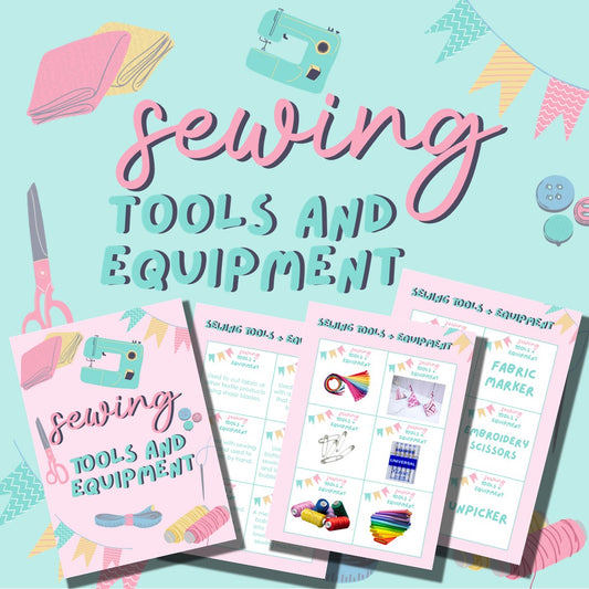 Sewing Tools Match Up Activity | FCS Textiles Equipment Lesson | Fashion Intro