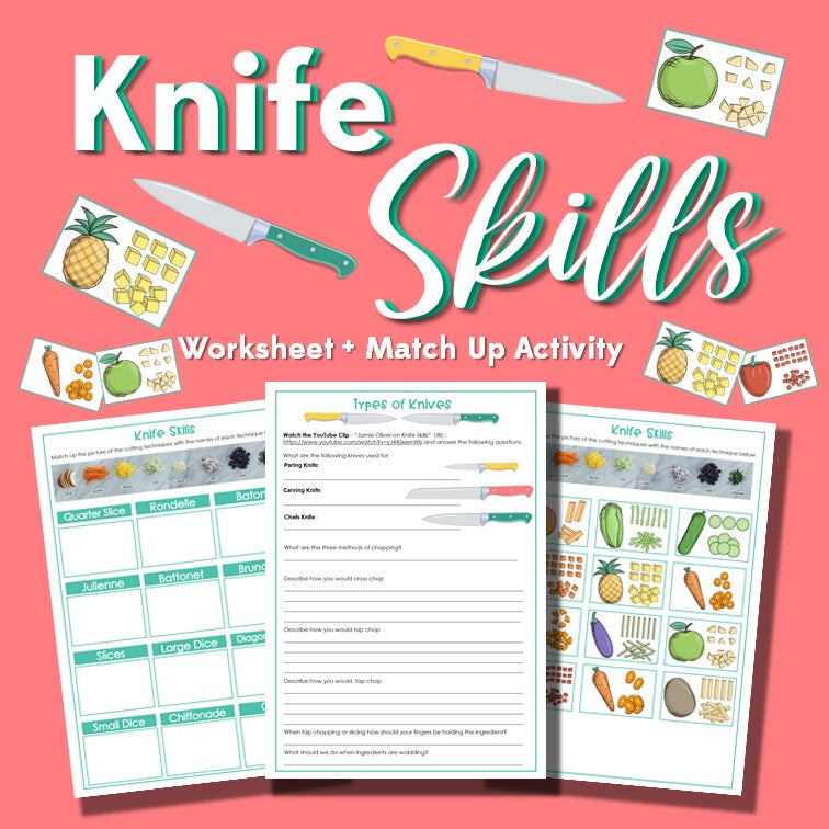 Knife Skills Matchup Activity