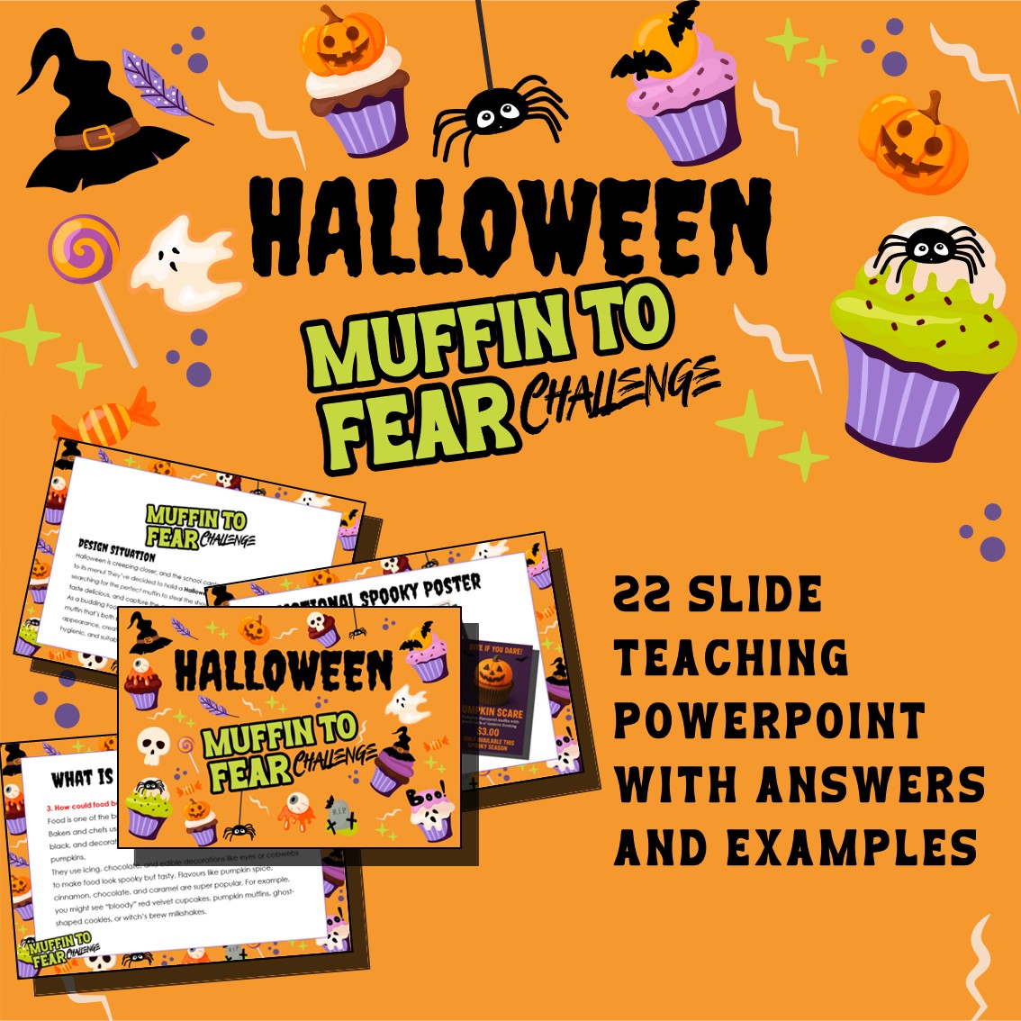 Muffin to Fear – Halloween Muffin Design Challenge | NSW Food Technology Resource | Stage 4 & 5 Cooking Unit