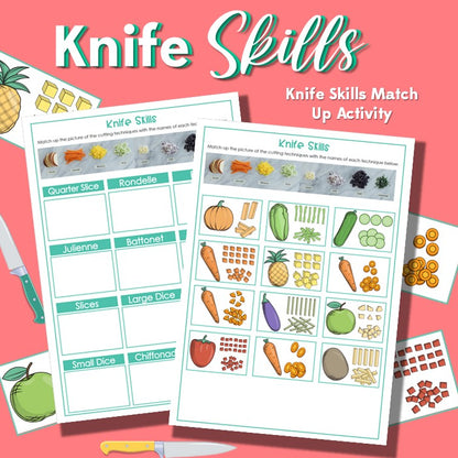 Knife Skills Matchup Activity