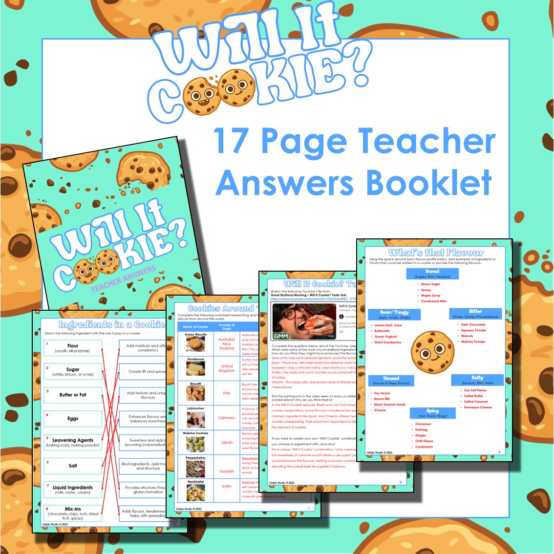 Will It Cookie? | Food Technology Cookie Design Project | Stage 4–5 Food Tech | Recipe Experiment & Branding Task